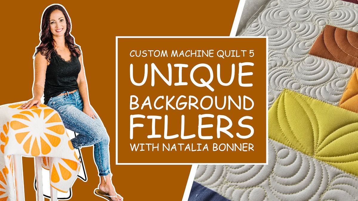 Custom Machine Quilt Five Unique Background Fillers With Natalia Bonne ...