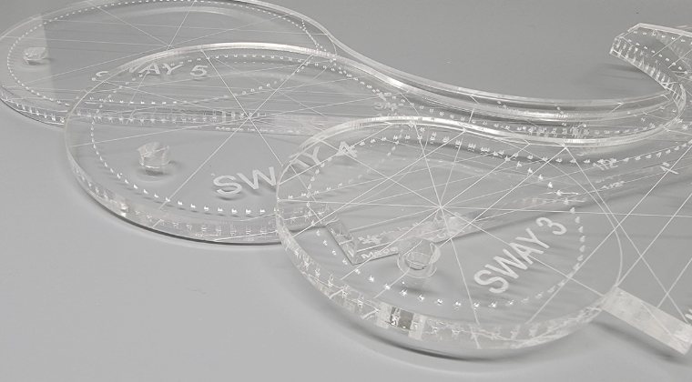 Sway 3 Machine Quilting Ruler – Piece N Quilt