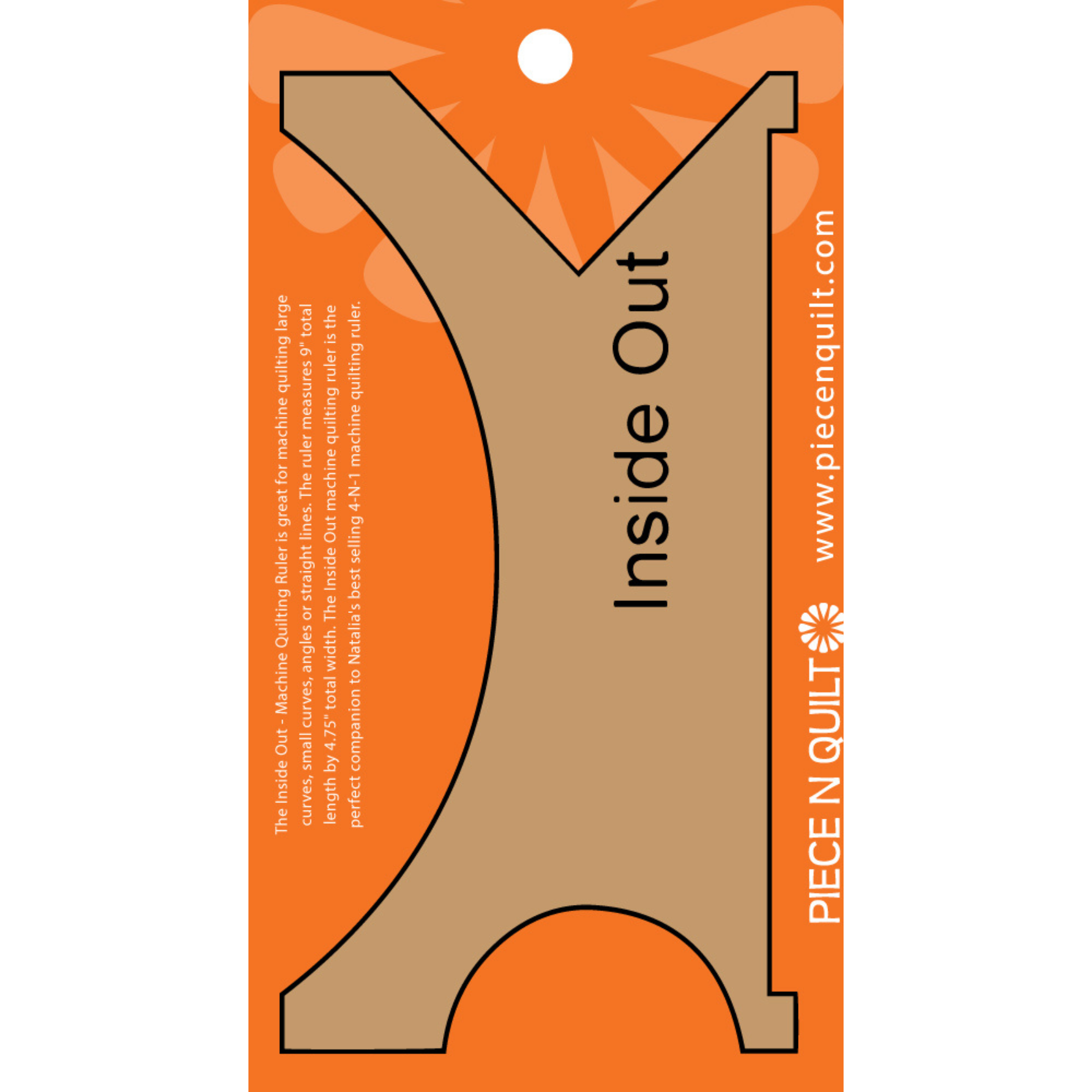 Inside Out Machine Quilting Ruler – Piece N Quilt