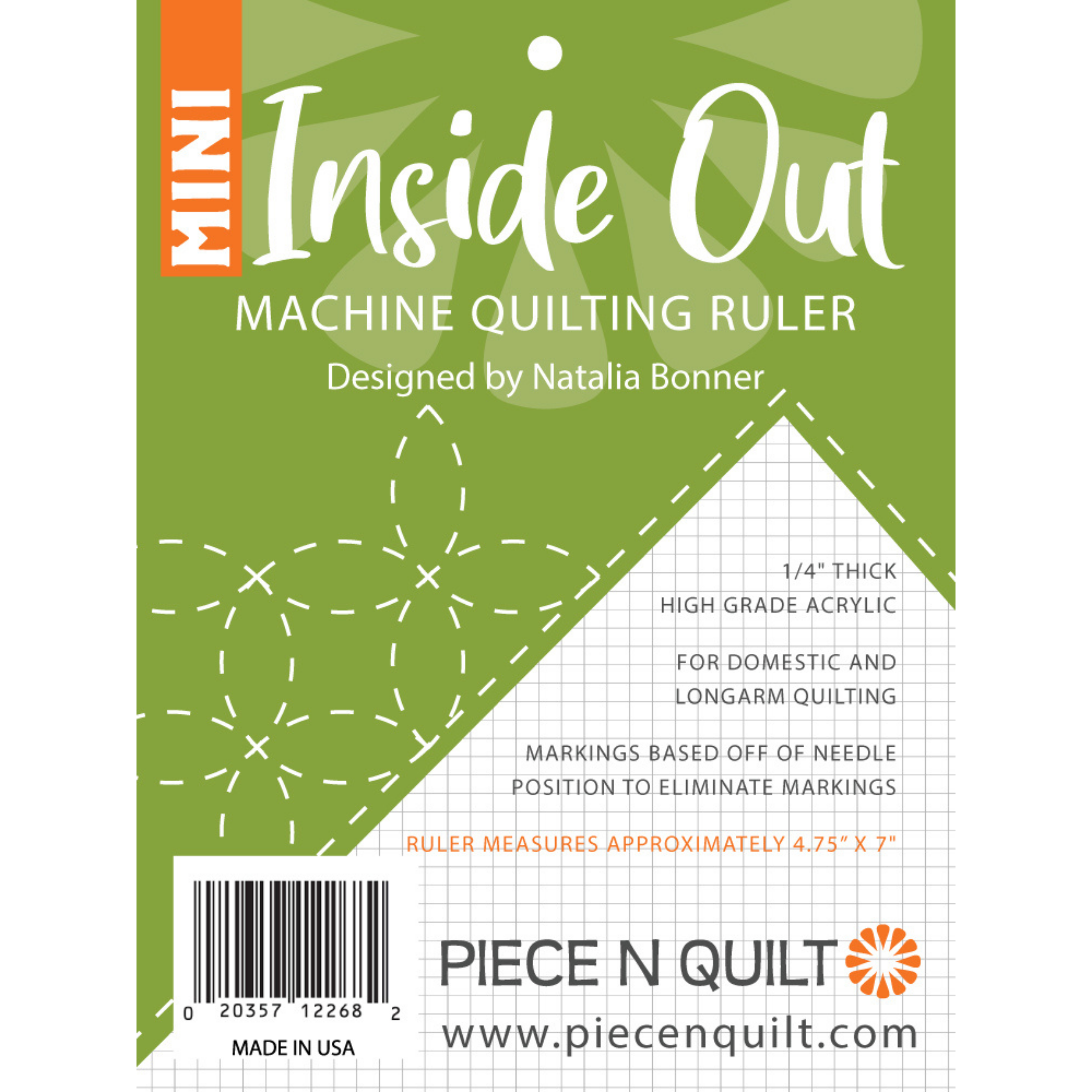 Inside Out Mini Machine Quilting Ruler – Piece N Quilt